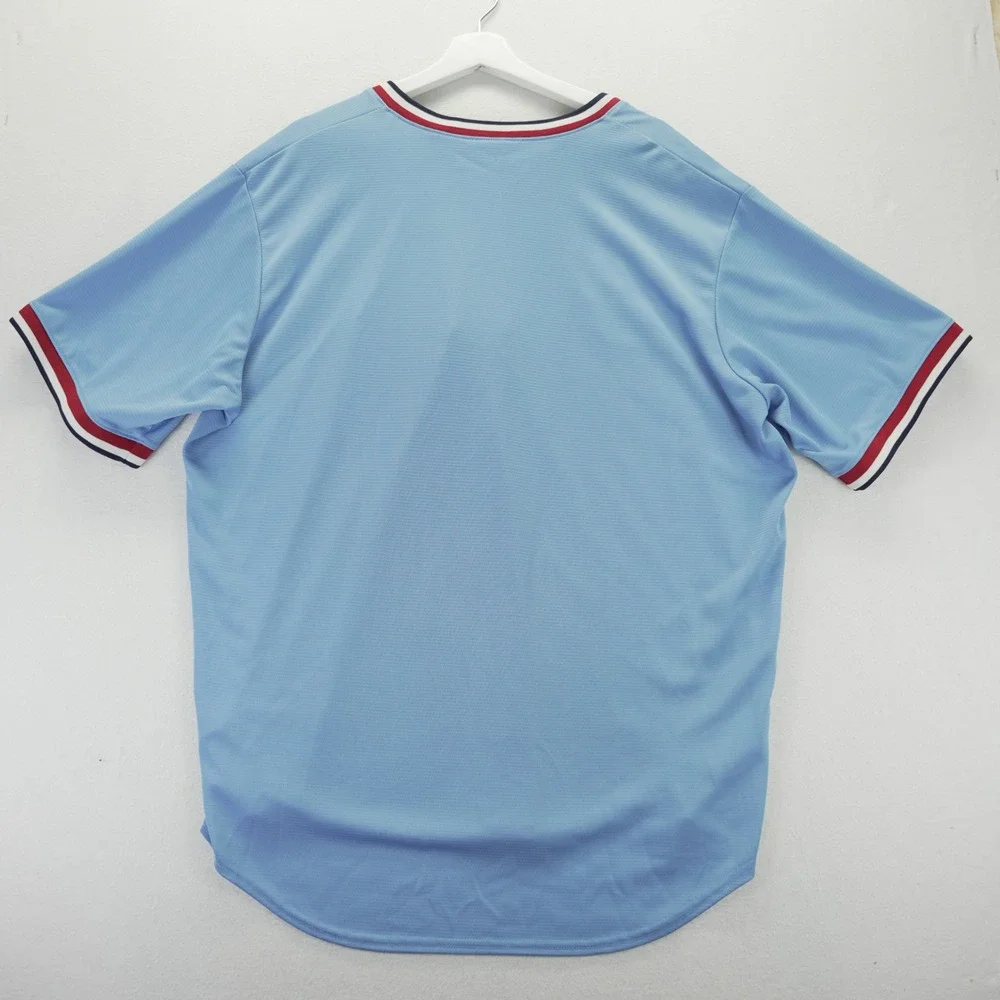 Nike St Louis Cardinals Jersey XL Cooperstown Collection Blue Birds on Bat